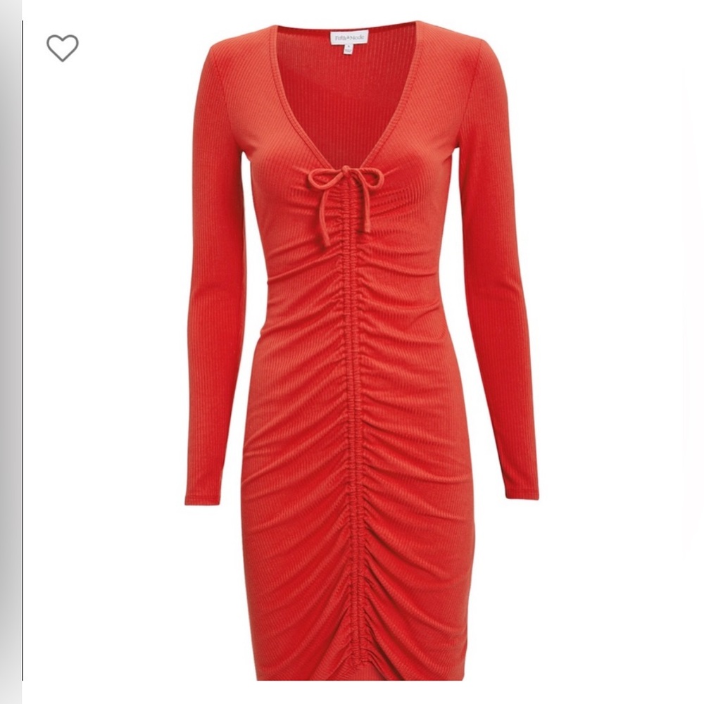 Fifth & Mode NEW Miranda Ruched bodycon Dresss